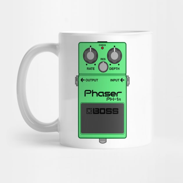 Boss PH-1r Phaser Guitar Effect Pedal by conform